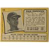 Image 2 : 1971 O-PEE-CHEE HI-NUMBER PAUL POPOVICH
