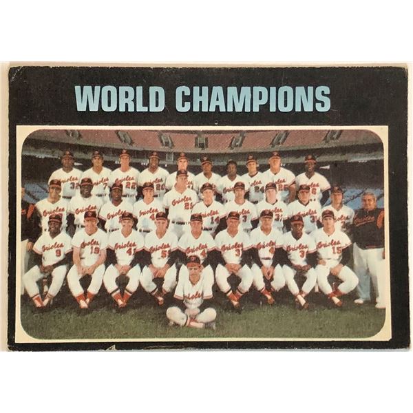 1971 O-PEE-CHEE WORLD CHAMPIONS