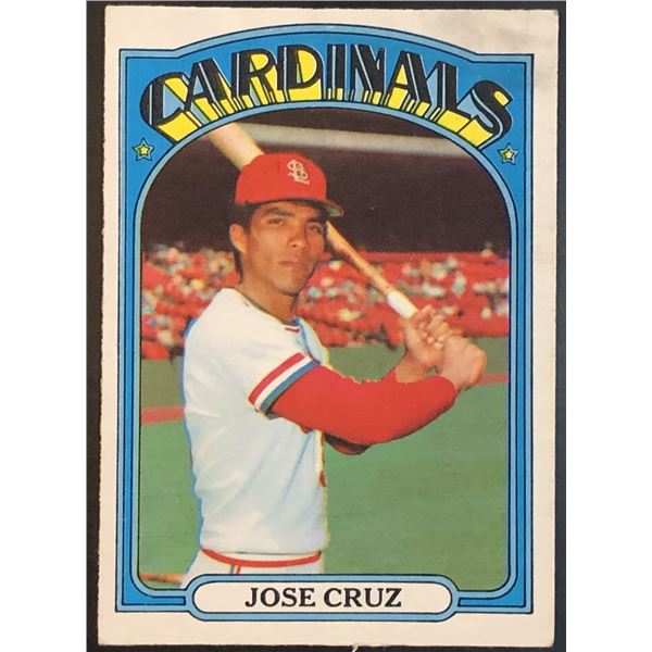 1972 O-PEE-CHEE JOSE CRUZ ROOKIE CARD