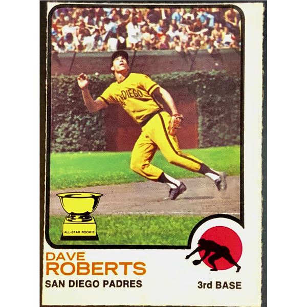 1973 O-PEE-CHEE DAVE ROBERTS ROOKIE CARD