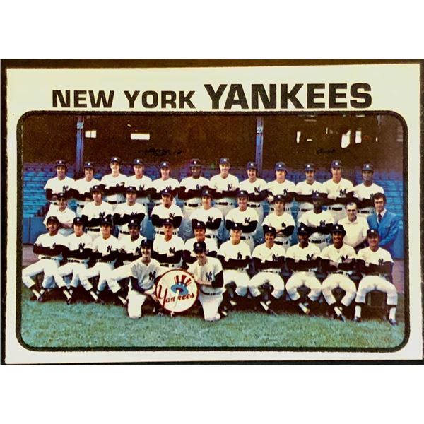 1973 O-PEE-CHEE NEW YORK YANKEES