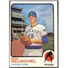 Image 1 : 1973 TOPPS RICK REUSCHEL ROOKIE CARD