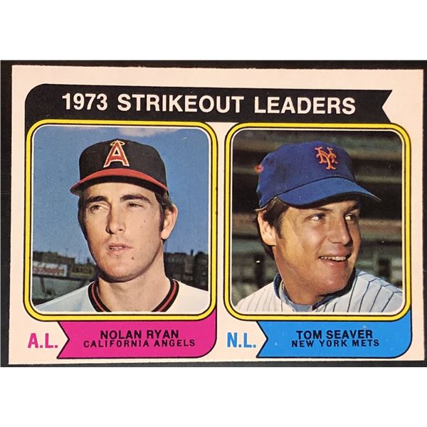 1974 O-PEE-CHEE NOLAN RYAN & TOM SEAVER (HOF)