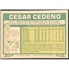 Image 2 : 1977 O-PEE-CHEE CESAR CEDENO (HOF)