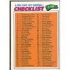 Image 1 : 1977 O-PEE-CHEE CHECKLIST