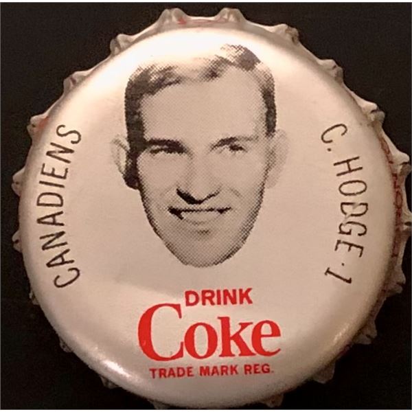 1964-65 COCA COLA NHL CAP - CHARLIE HODGE