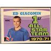 Image 1 : 1971-72 O-PEE-CHEE ED GIACOMIN (HOF)