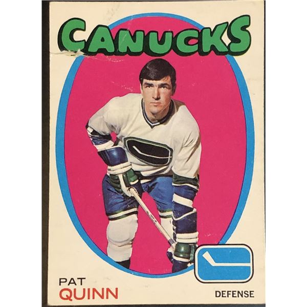 1971-72 O-PEE-CHEE PAT QUINN (HOF)