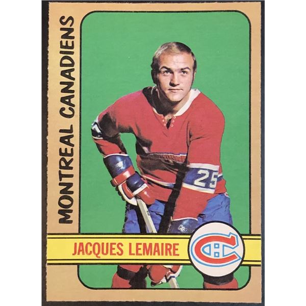 1972-73 O-PEE-CHEE JACQUES LEMAIRE (HOF)