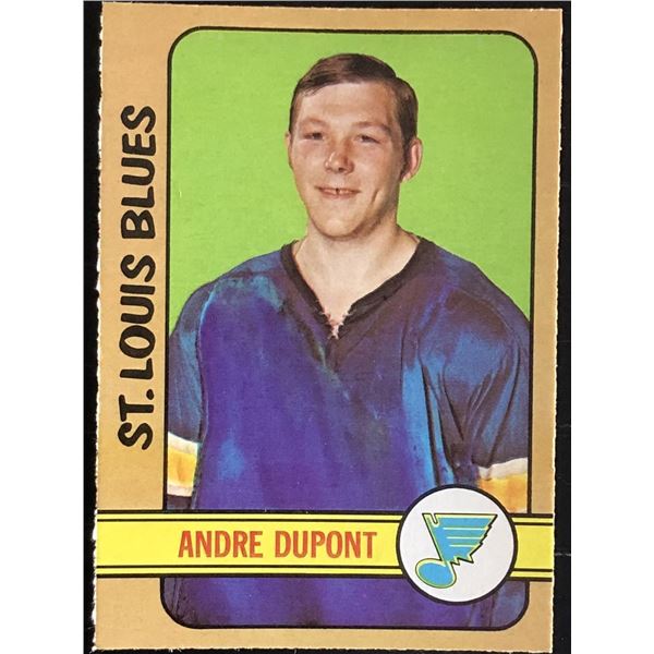 1972-73 O-PEE-CHEE MOOSE DUPONT ROOKIE CARD