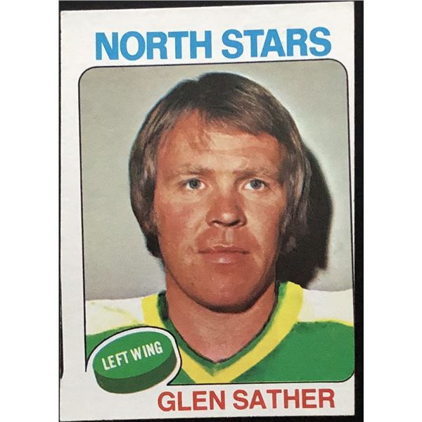 1975-76 TOPPS GLEN SATHER (HOF)