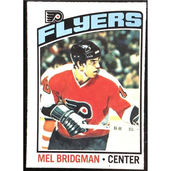 1976-77 O-PEE-CHEE MEL BRIDGMAN ROOKIE CARD