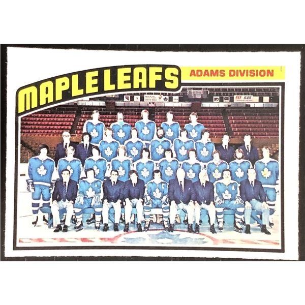 1976-77 O-PEE-CHEE TORONTO MAPLE LEAFS