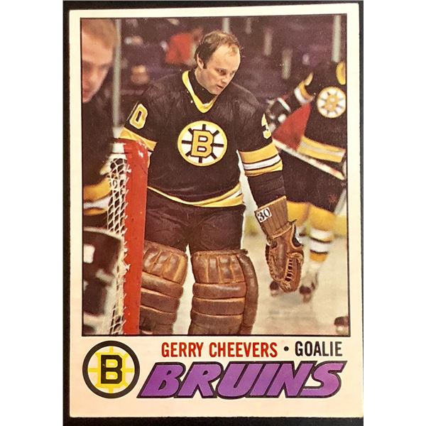 1977-78 O-PEE-CHEE GERRY CHEEVERS (HOF)