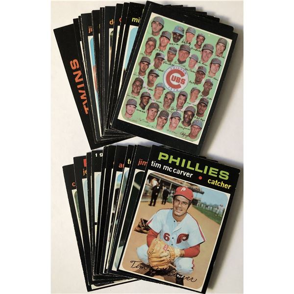 1971 TOPPS MLB COLLECTION - 25 CARDS