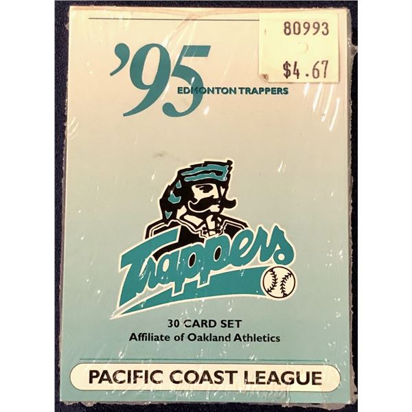 1995 EDMONTON TRAPPERS TEAM SET FEATURING JASON GIAMBI