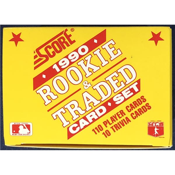 1990 SCORE BASEBALL ROOKIE & TRADED SET