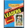 Image 1 : 1986 TOPPS BASEBALL ML LEADERS SUPER GLOSSY WAX BOX