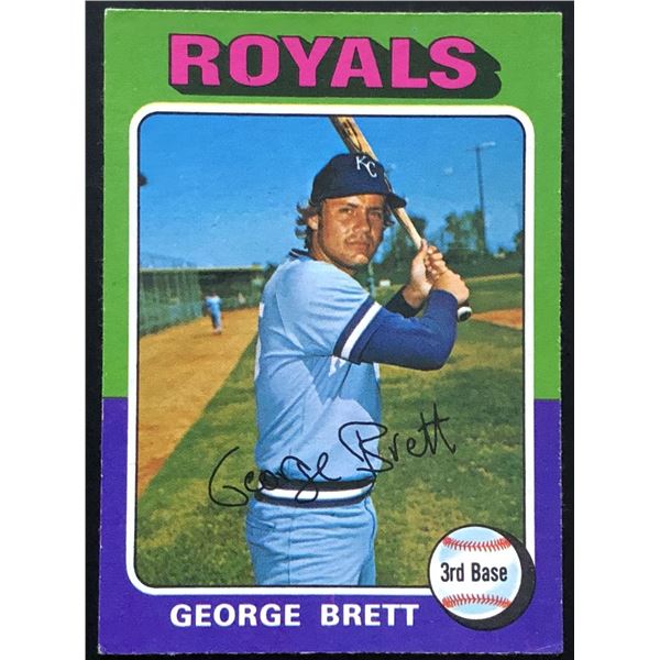 1975 O-PEE-CHEE GEORGE BRETT (HOF) ROOKIE CARD