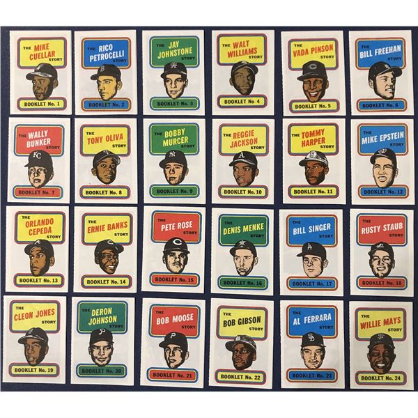 1971 TOPPS BASEBALL INSERTS BOOKLETS COMPLETE SET