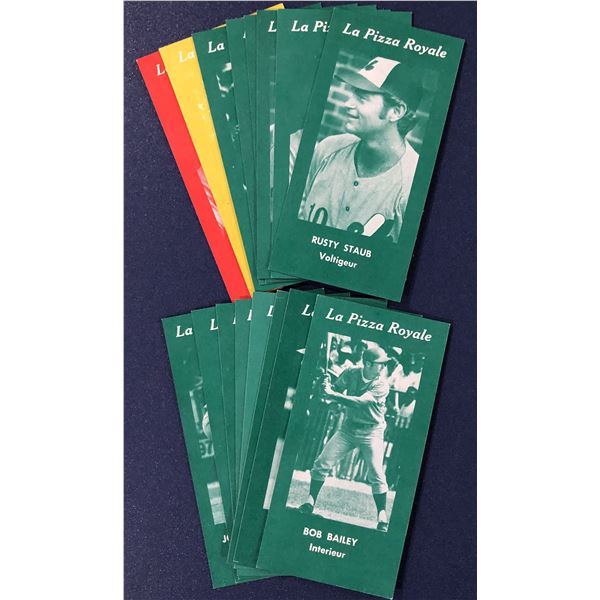 1971 PIZZA ROYALE MONTREAL EXPOS COMPLETE SET