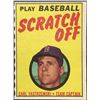 Image 1 : 1970 TOPPS CARL YASTRZEMSKI (HOF) SCRATCH OFF