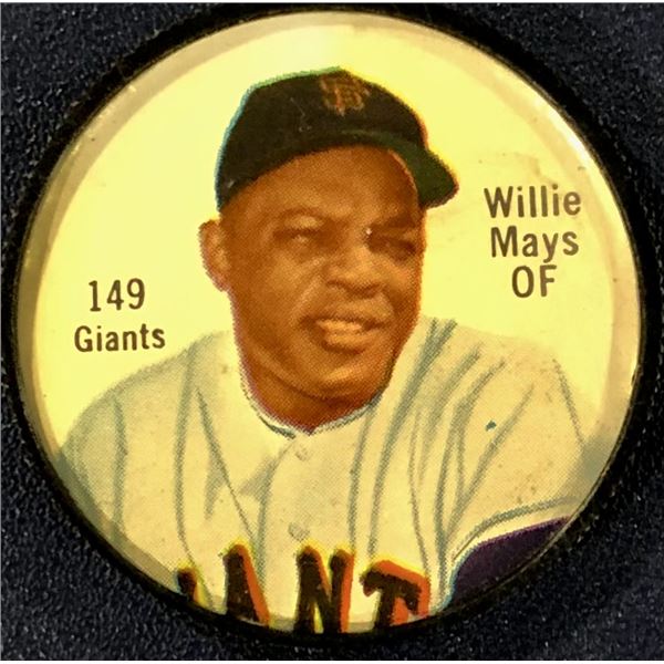 1962 SHIRRIFF POTATO CHIPS BASEBALL COIN - WILLIE MAYS (HOF)