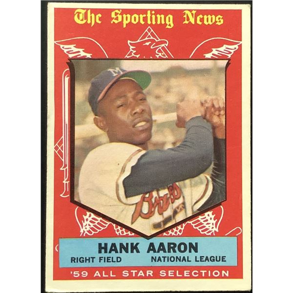 1959 TOPPS HANK AARON (HOF)