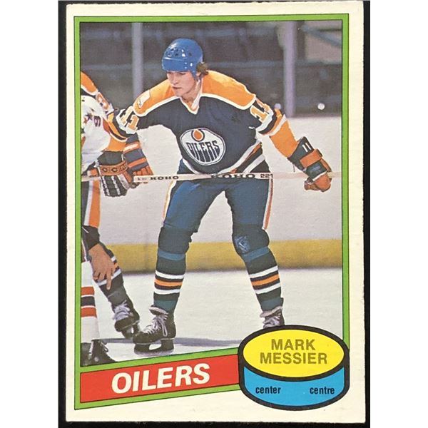 1980-81 O-PEE-CHEE MARK MESSIER (HOF) ROOKIE CARD