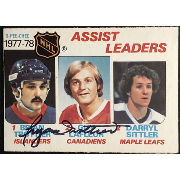 1978-79 O-PEE-CHEE BRYAN TROTTIER (HOF) - SIGNED
