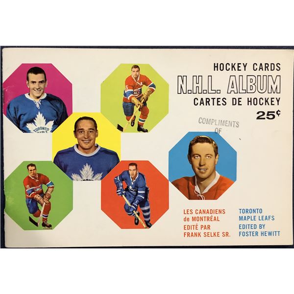 1961-62 YORK PEANUT BUTTER NHL ALBUM