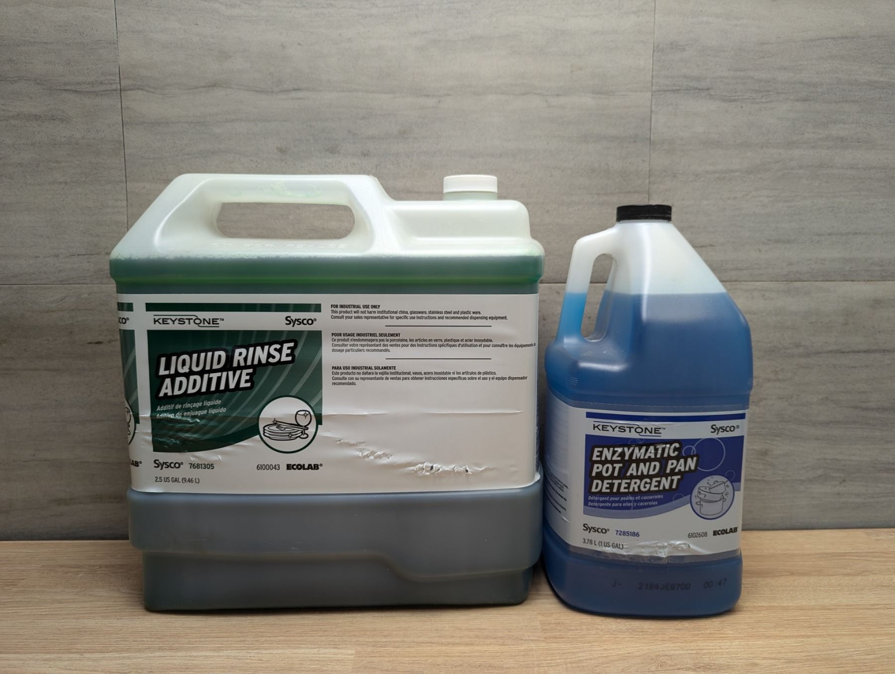 Additive Rinse Low Ecolab Liquid Rinse Additive & Enzymatic Pot & Pan Detergent | MCsml26/FtH