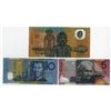 Image 1 : Australia Polymer Banknote Lot of 3
