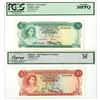 Image 1 : Bahamas. Bahamas Government, L.1969, Issued Banknote Pair.