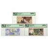Image 1 : Egypt. Central Bank of Egypt, 1981 to 2007, Issued Banknote Trio.