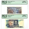 Image 1 : Indonesia. Republik Indonesia and Bank Indonesia, 1961 and 1980, Issued Banknote Pair.