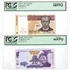 Image 1 : Malawi. Reserve Bank of Malawi, 2004 and 2012, Issued Banknote Pair.