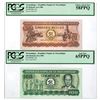 Image 1 : Mozambique. People's Republic of Mozambique, 1980, Issued Banknote Pair.
