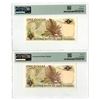Image 2 : New Zealand. Reserve Bank of New Zealand, ND (1967-1968) to ND (1975-1977), Issued Banknote Pair.