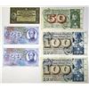 Image 1 : Switzerland. Swiss National Bank, 1947 to 1972, Issued Banknote Assortment.