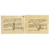 Image 1 : CT. Connecticut Pay-Table Office, 1782, Tax Warrant Pair Signed by Oliver Wolcott Jr. and William Mo