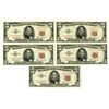 Image 1 : U. S. Legal Tender Note, $5, Series 1963, Fr.# 1536, Issued Group of 5 Banknotes.