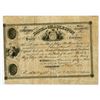 Image 1 : South Carolina. Bank of Charleston, 1852, I/C Stock Certificate.