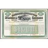 Image 1 : IN. Cincinnati, Indianapolis, St. Louis & Chicago Railway Co., 1899-1900 Specimen Registered Gold Bo