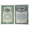 Image 1 : MN. Minneapolis and St. Louis Railroad Co., 1899 and 1911, Specimen Gold Coupon Bond Pair.