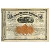 Image 1 : OH. Dayton & Michigan Railroad Co., 1872, Imprinted Revenue RN-U1 on I/C Stock Certificate