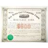Image 1 : PA. Great Western Coal & Transportation Co. 1857 Issued Bond
