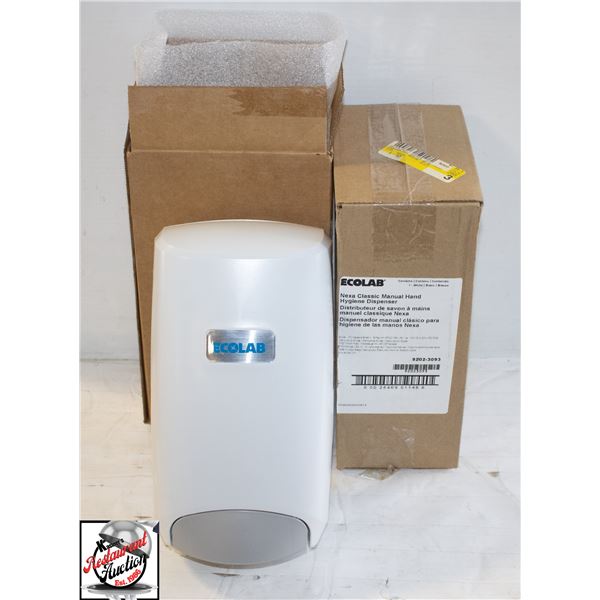 2 ECOLAB NEXA CLASSIC MANUAL SOAP DISPENSERS