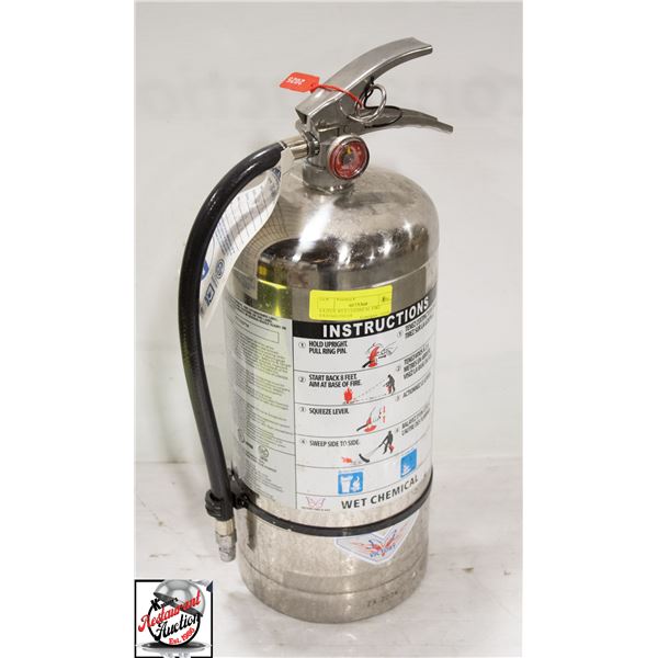 6 LITER WET CHEMICAL FIRE EXTINGUISHER