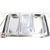 Image 3 : NEWLY ASSEMBLED NUTRICHEF 3 WELL FOOD WARMING TRAY